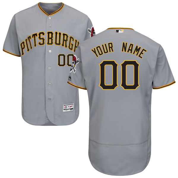 Men's Pittsburgh Pirates Flex Base Custom Jersey MLBC0082